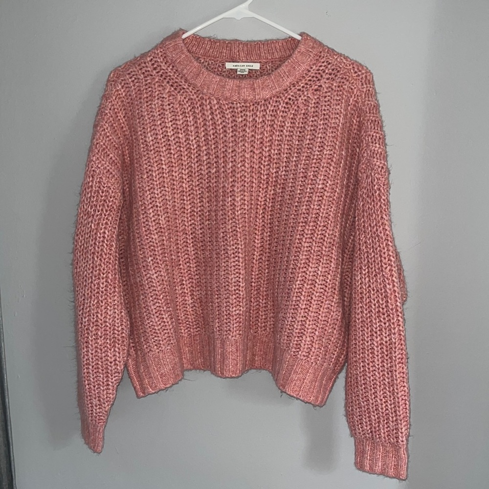 american eagle cable knit sweater